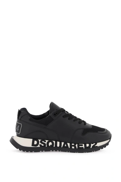 Shop Dsquared2 Low-top Sneaker In Black Anthracite White (black)