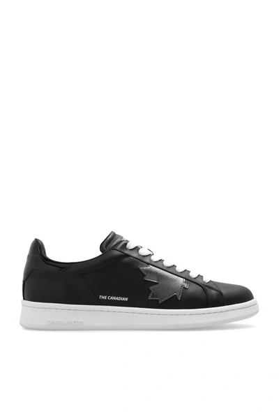 Shop Dsquared2 Black Boxer Sneakers