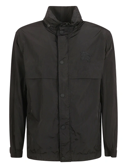 Shop Burberry Harrogate Down Jacket In Black