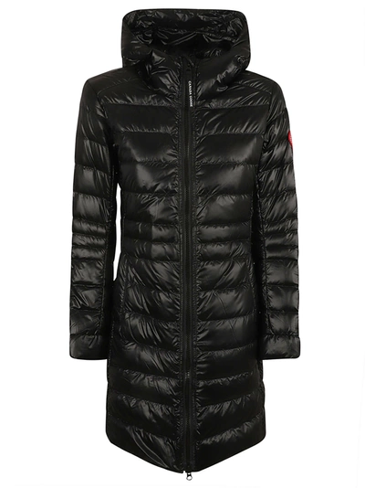 Shop Canada Goose Padded Zip Jacket In Black
