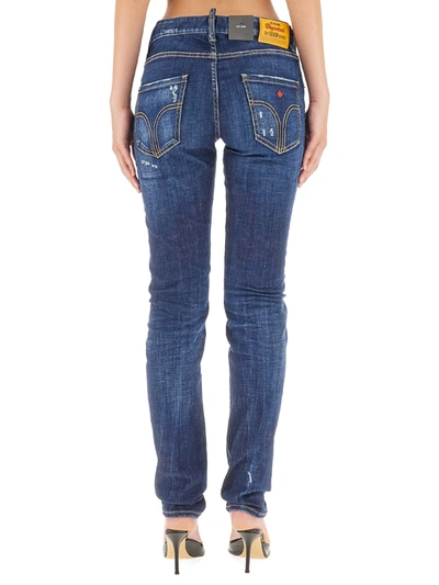 Shop Dsquared2 Jeans 24/7 In Blue