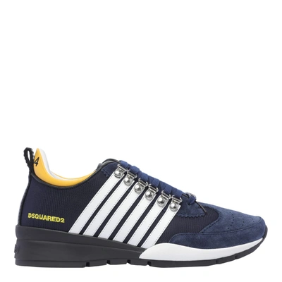 Shop Dsquared2 Legendary Sneakers In Blue