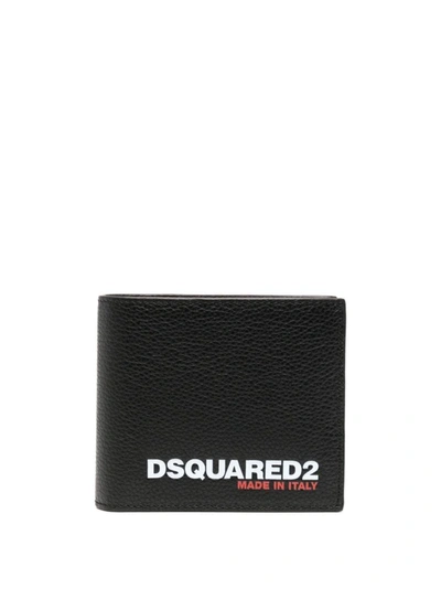 Shop Dsquared2 Bob Logo Printed Bifold Wallet In Default Title