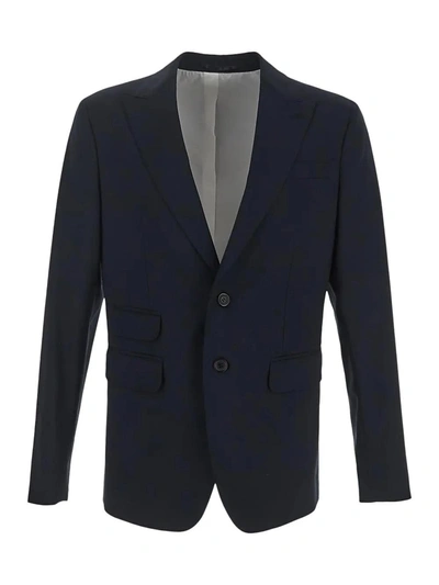 Shop Dsquared2 London Suit In Navy Blue