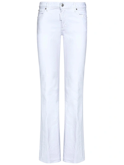 Shop Dsquared2 Flare Jean Jeans In White
