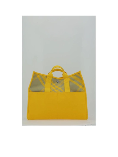 Shop Burberry Totes In Hunter