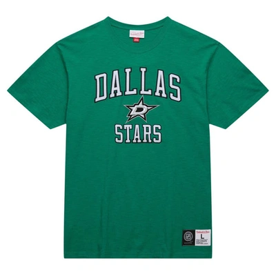 Shop Mitchell & Ness Kelly Green Dallas Stars Legendary Slub T-shirt