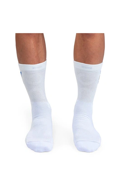Shop On Tennis Crew Socks In White/ Indigo
