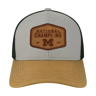 Shop Legacy Athletic Heather Gray/tan Michigan Wolverines College Football Playoff 2023 National Champio