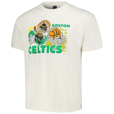 Shop Identify Artist Series Unisex Nba X Brain Dead Cream Boston Celtics  T-shirt