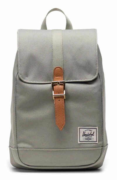 Shop Herschel Supply Co Retreat Recycled Polyester Sling Bag In Seagrass/ White Stitch