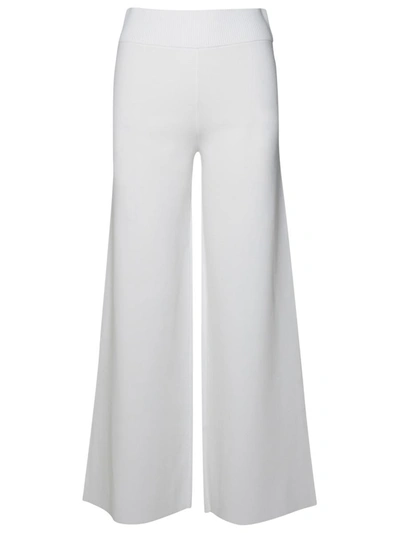 Shop P.a.r.o.s.h . White Viscose Blend Trousers