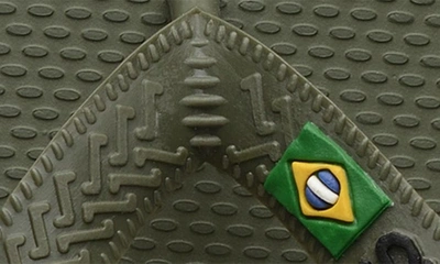 Shop Havaianas Brazil Tech Flip Flop In Moss