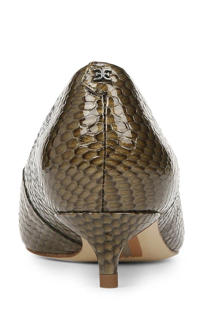 Sam Edelman Franci Pointed Toe Pump In Olive Branch Se | ModeSens