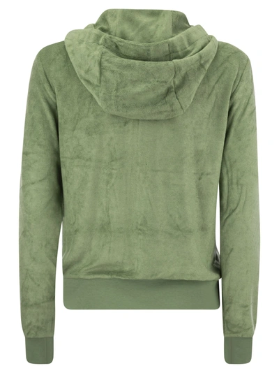 Shop Colmar Full Zip Sweatshirt With Chenille Hood