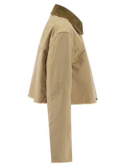 Fay Beige Cropped Jacket