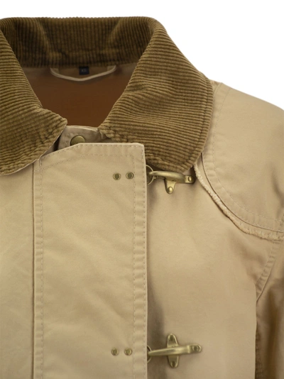 Fay Beige Cropped Jacket