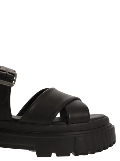 Hogan Leather Sandal With Midsole Sandals