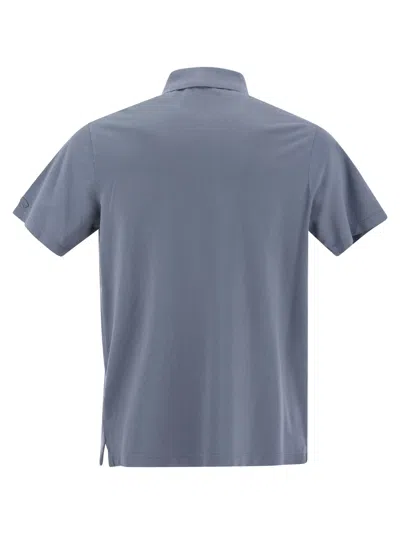 Shop Paul & Shark Garment Dyed Pique Cotton Polo Shirt