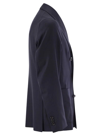 Shop Tagliatore Double Breasted Cashmere Jacket