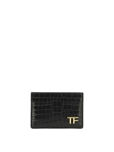 Shop Tom Ford Card Holder With Logo