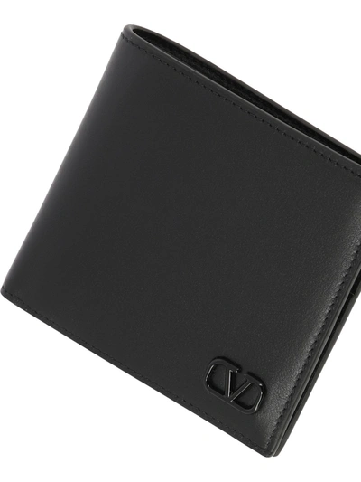 Shop Valentino Garavani V Logo Wallet