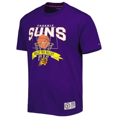 Shop Tommy Jeans Purple Phoenix Suns Tim Backboard T-shirt