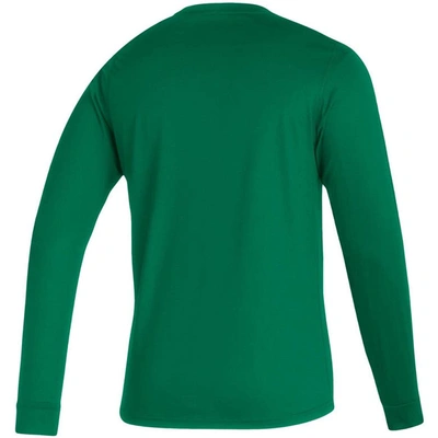 Shop Adidas Originals Adidas Kelly Green Dallas Stars Dassler Aeroready Creator Long Sleeve T-shirt