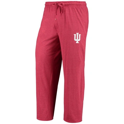 Shop Concepts Sport Crimson/heathered Charcoal Indiana Hoosiers Meter Long Sleeve T-shirt & Pants Sleep S