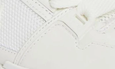 Amiri Round Head Lace-up Sneakers In White