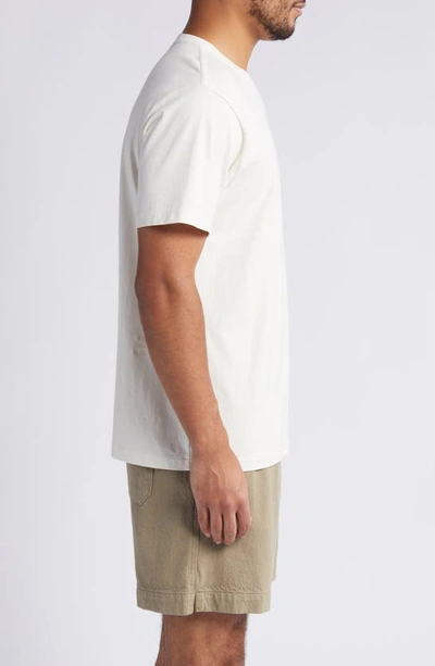 Frame Logo Cotton T-shirt In White Canvas