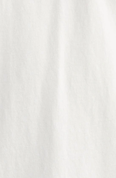 Frame Logo Cotton T-shirt In White Canvas