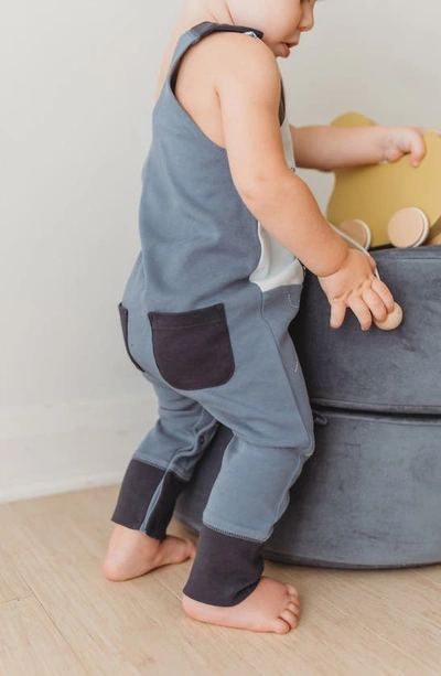 L'ovedbaby Appliqué Organic Cotton Romper In Sailboat