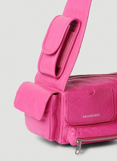 Shop Balenciaga Women Superbusy Xs Sling Bag In Pink