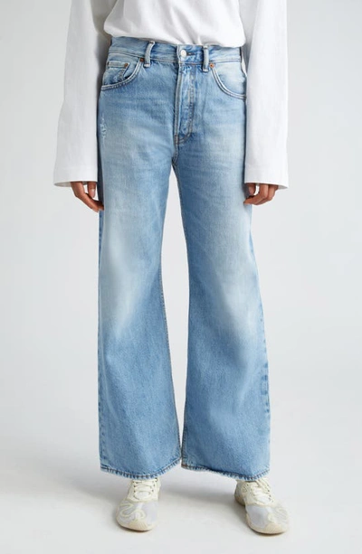 Shop Acne Studios Loose Fit Jeans In Light Blue