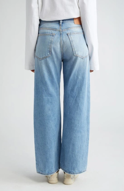 Acne Studios Loose Fit Jeans In Light Blue