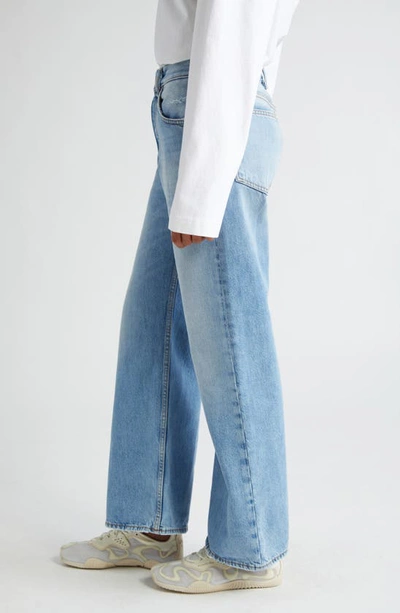 Acne Studios Loose Fit Jeans In Light Blue