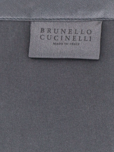 Shop Brunello Cucinelli Woman Top Woman Grey Top In Gray