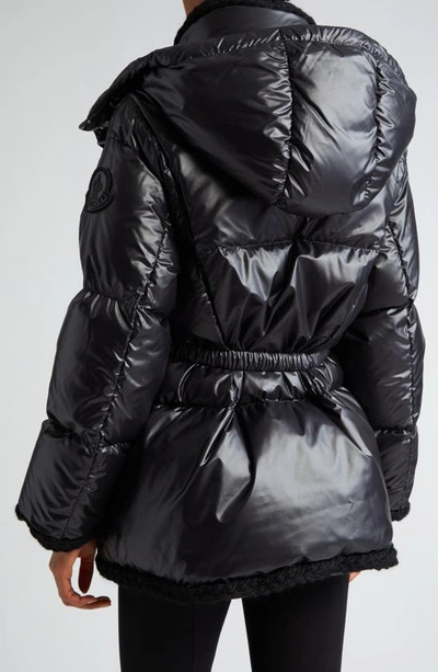 Moncler Black Corneille Down Jacket In Black