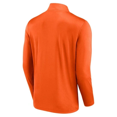 Shop Fanatics Branded Orange Oklahoma State Cowboys Underdog Mindset Quarter-zip Top