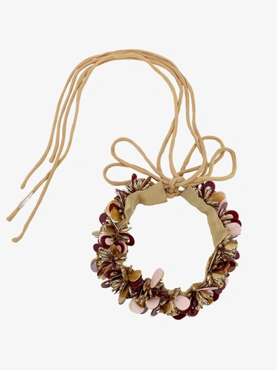 Shop Dries Van Noten Woman Necklace Woman Multicolor Necklaces