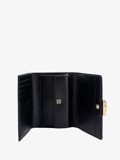 Shop Givenchy Woman 4g Woman Black Wallets