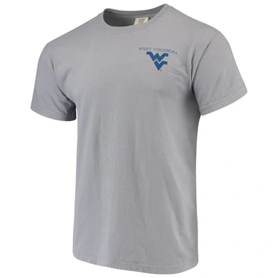 Shop Image One Gray West Virginia Mountaineers Comfort Colors Campus Scenery T-shirt