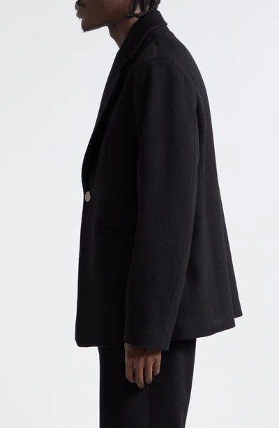 The Elder Statesman Rima Relaxed Fit Wool & Cashmere Sport Coat In Black