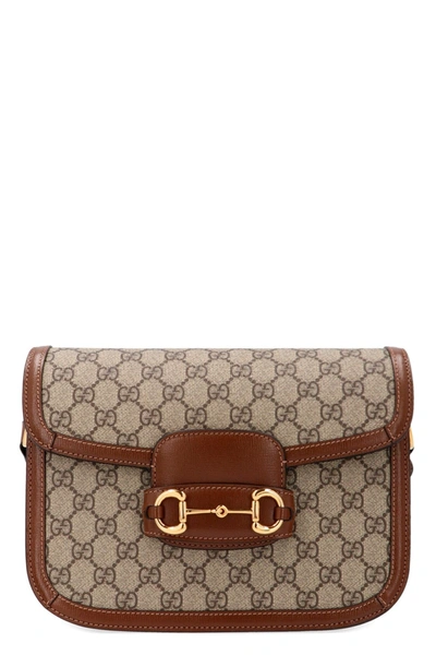 Shop Gucci Women ' Horsebit 1955' Shoulder Bag In Brown