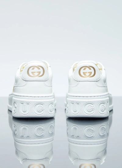 Shop Gucci Women Gg Sneakers In White