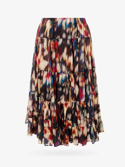 Shop Isabel Marant Étoile Marant Etoile Woman Elfa Woman Multicolor Skirts