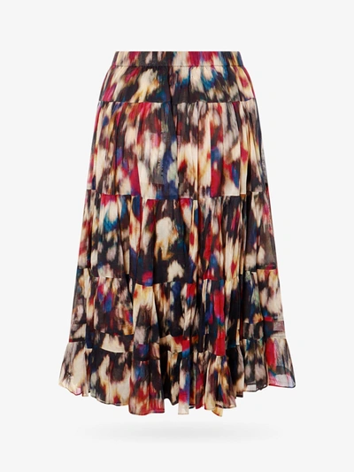 Shop Isabel Marant Étoile Marant Etoile Woman Elfa Woman Multicolor Skirts