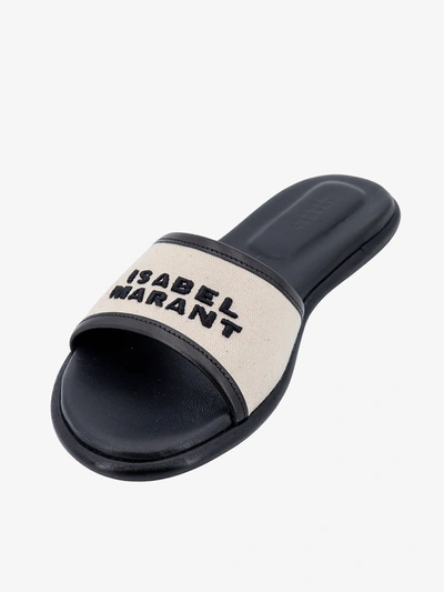 Shop Isabel Marant Woman Vikee Woman Beige Sandals In Cream