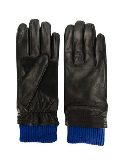 Shop Ami Alexandre Mattiussi Ami Paris Gloves Accessories In Blue